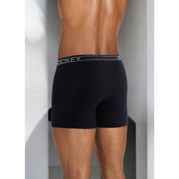 Jockey Mens Boxer Briefs 5 Pack Lightweight Everyday Casual 5" Inseam NEW Large - Picture 9 of 10